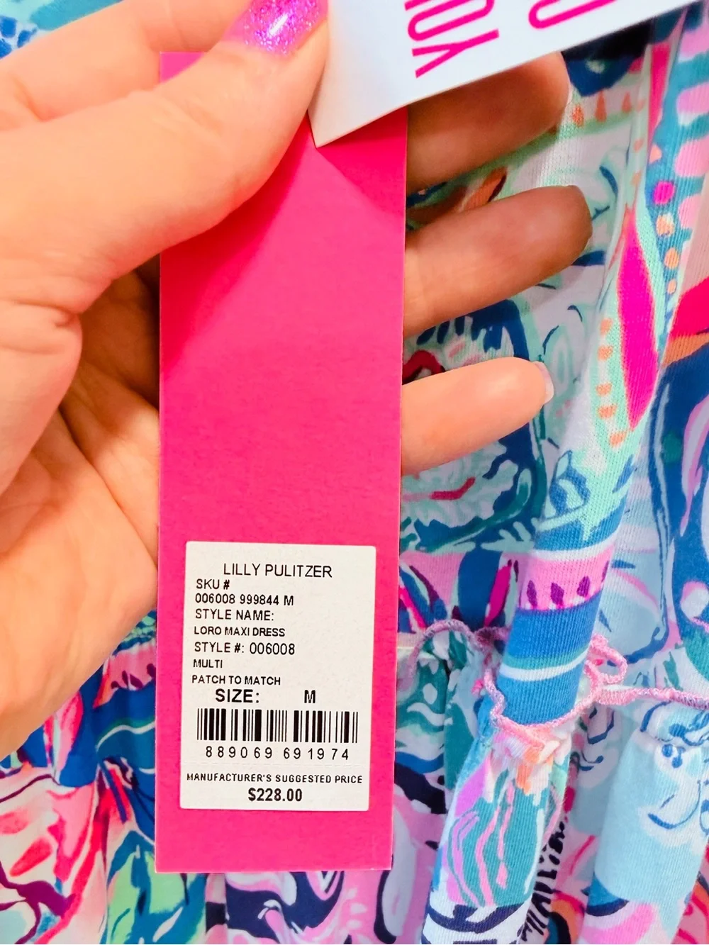 NWT Lilly Pulitzer Tiered Knit Maxi Dress - Picture 4 of 4